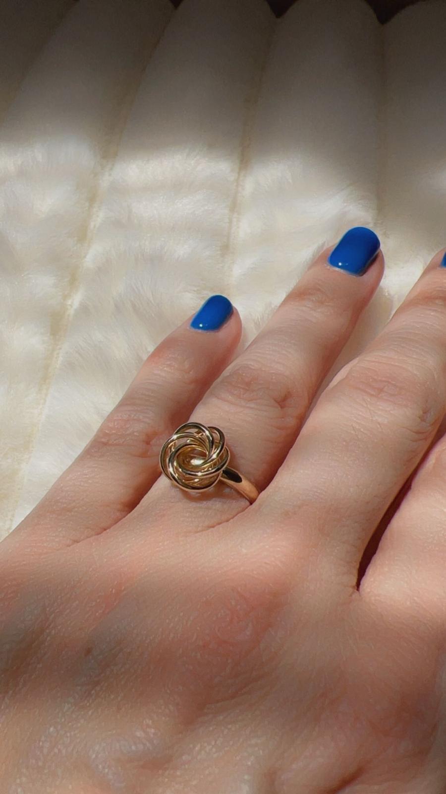 14K Flower Knot Ring