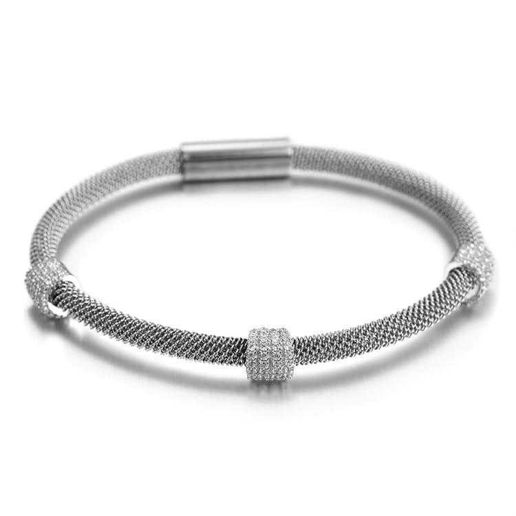 Pavé Mesh Bracelet