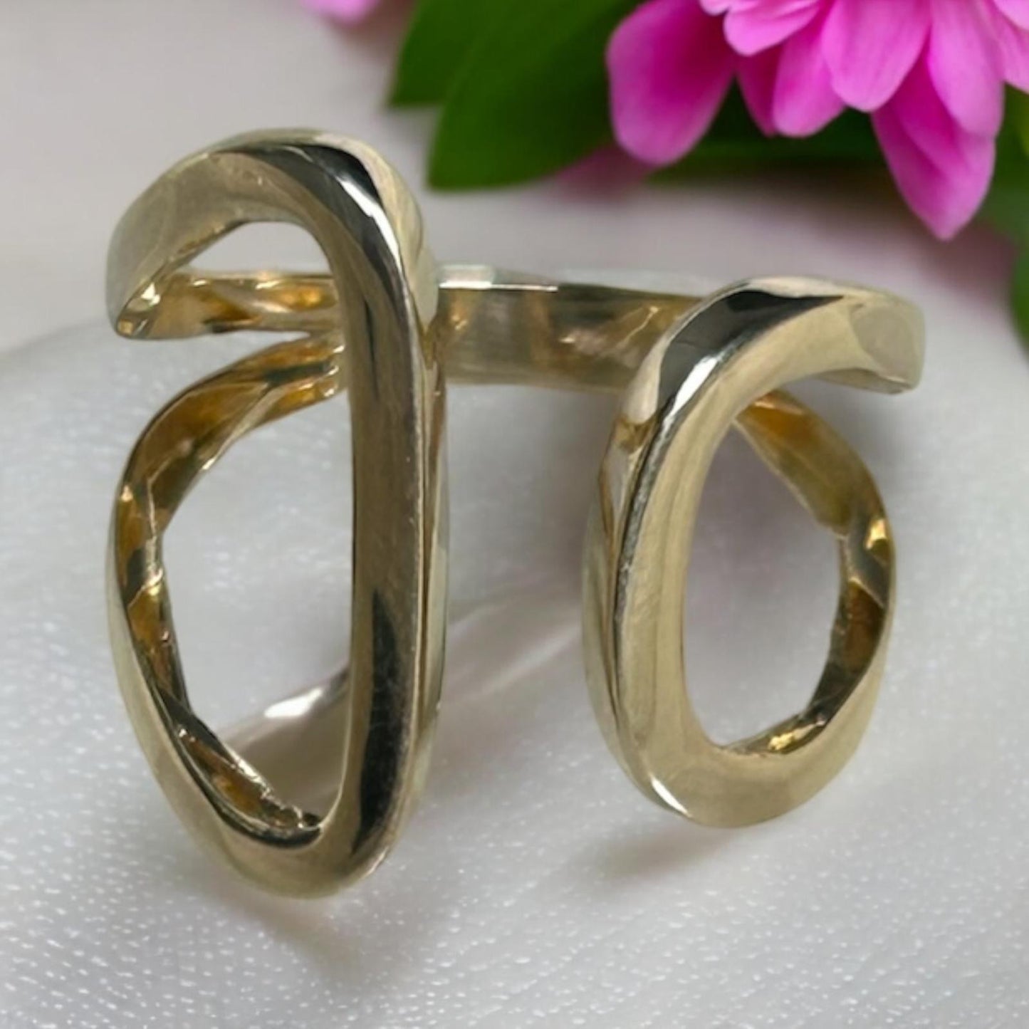 14K Geometric Ring