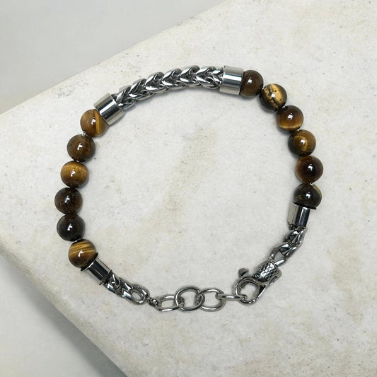 Tiger Eye Men Bracelet