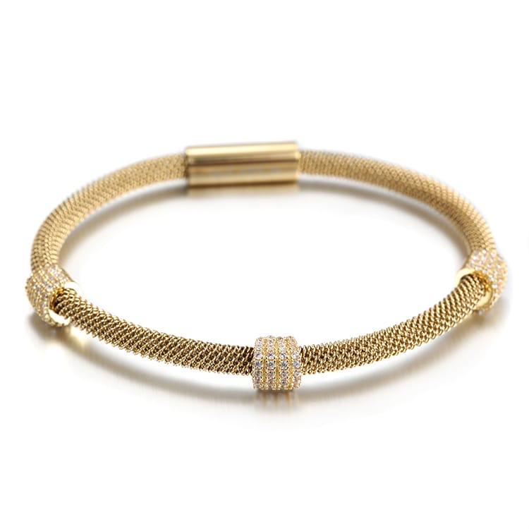 Pavé Mesh Bracelet